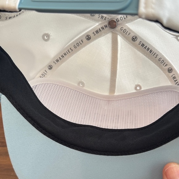 Birdie Bar White and Blue Men's Hat - Picture 4 of 4